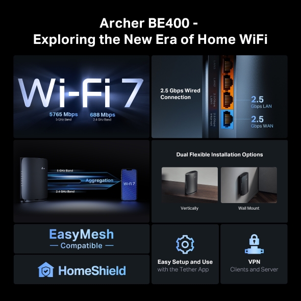 BE6500 Dual-Band Wi-Fi 7 Router 3