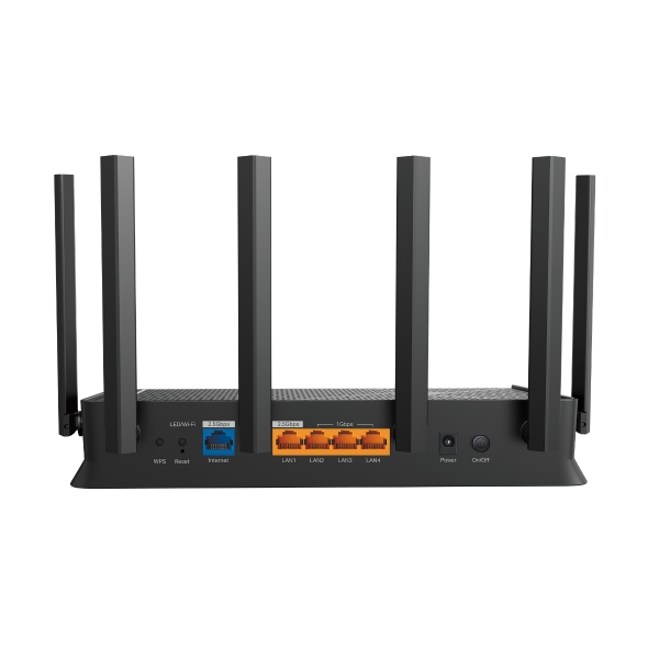 Dwupasmowy router Wi-Fi 7, BE6500