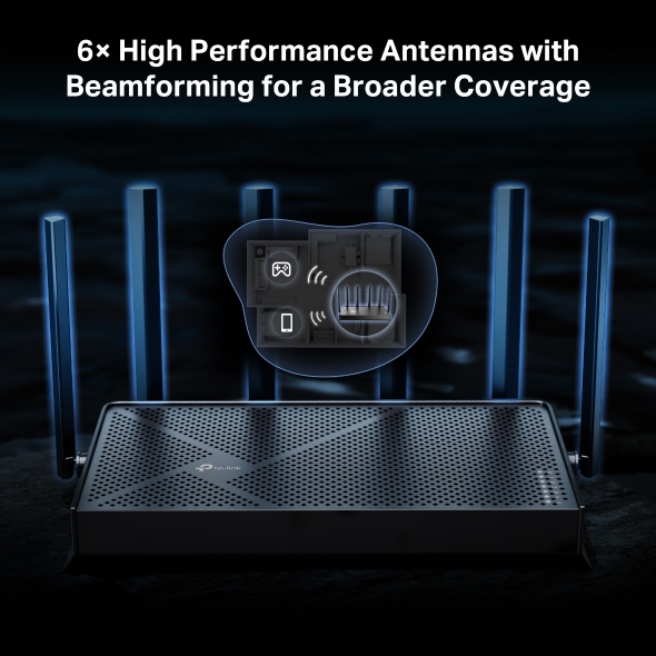 Router Wi-Fi 7 BE6500 de Doble Banda 7