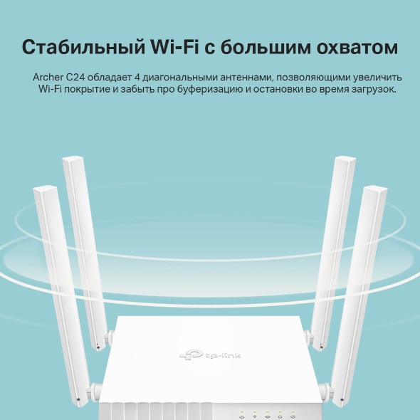 Двухдиапазонный Wi‑Fi роутер AC750 7