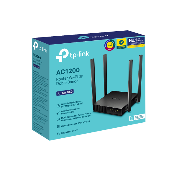 Router Wi-Fi de doble banda AC1200 4