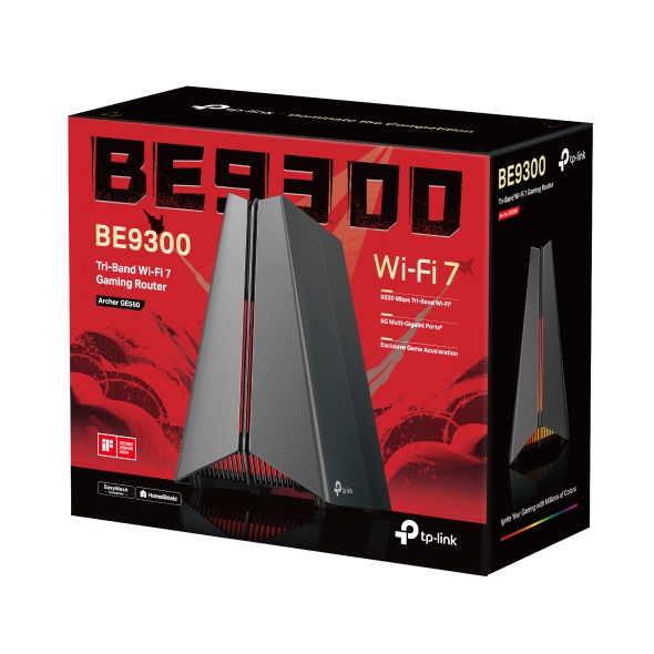 BE9300 Tri-Band Wi-Fi 7 Gaming Router 6