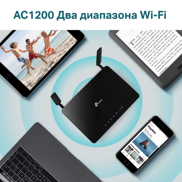 Двухдиапазонный роутер Wi‑Fi AC1200 с поддержкой 4G LTE 6