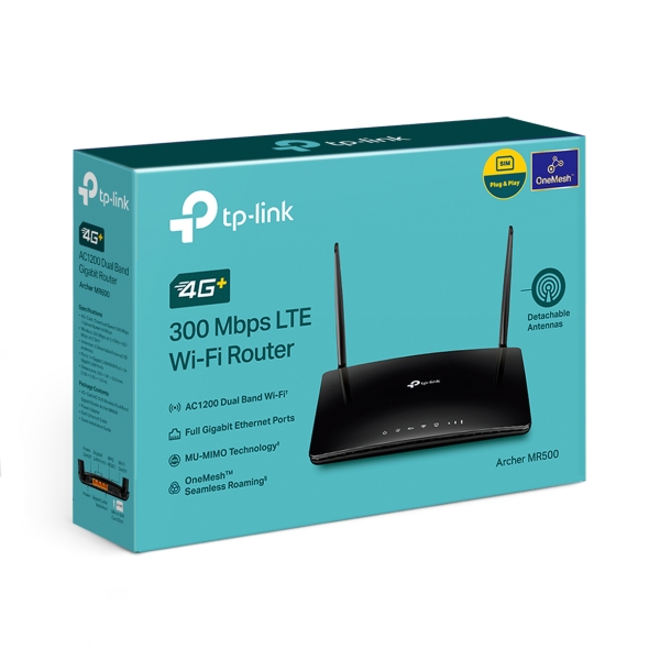 Двухдиапазонный гигабитный роутер Wi‑Fi AC1200 с поддержкой 4G+ категории 6 5