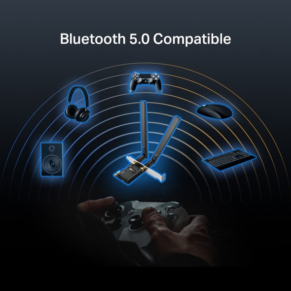 AC1200 Wireless Wi-Fi Bluetooth PCIe Adapter 6