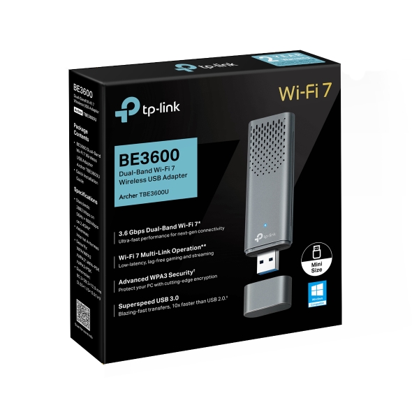 Archer TBE3600U | BE3600 Dual Band Wi-Fi 7 Wireless USB