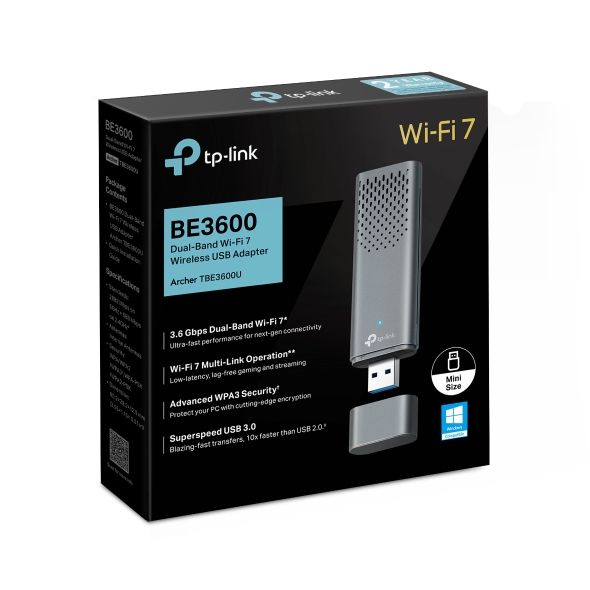  BE3600 Dual Band Wi-Fi 7 Wireless USB Adapter 10