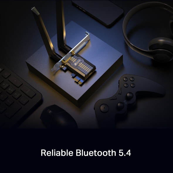 BE6500 Wi-Fi 7 Bluetooth 5.4 PCIe Adapter 6