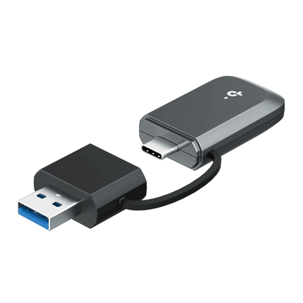 Trzypasmowa, bezprzewodowa mini karta sieciowa USB, Wi-Fi 7 BE6500 3