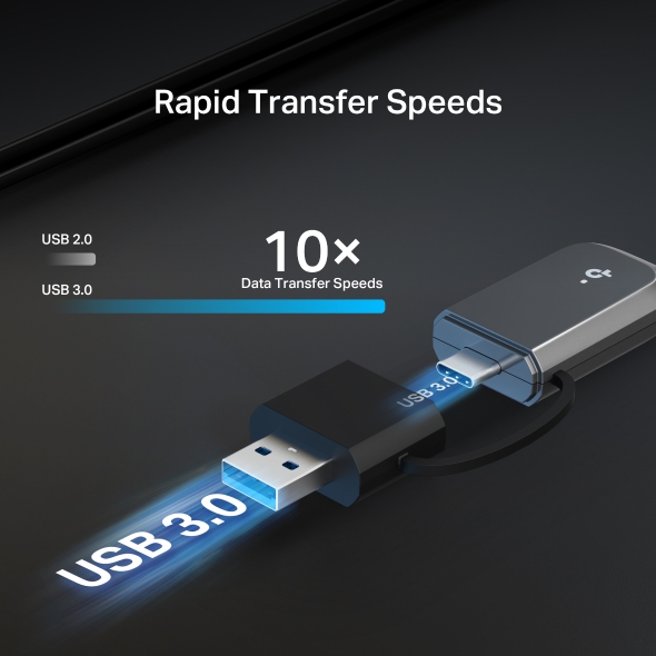 BE6500 Tri-Band Wi-Fi 7 Mini Wireless USB Adapter 8