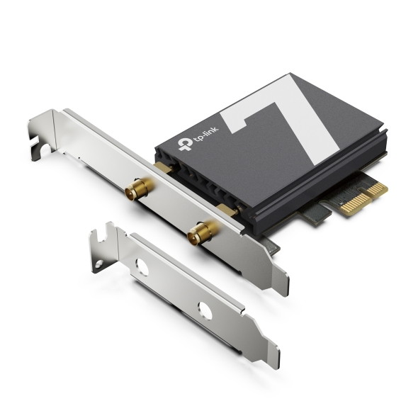 Plava de Rede PCIe Wi-Fi 7 BE9300 com Bluetooth 5.4 PCIe Adapter