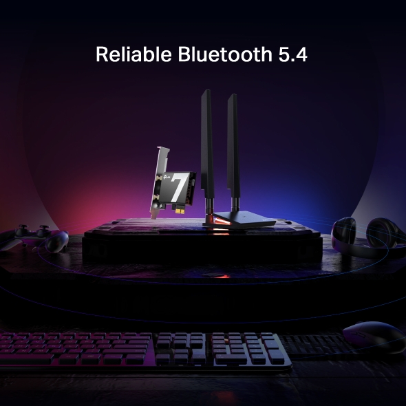 BE9300 Wi-Fi 7 Bluetooth 5.4 PCIe Adapter 7