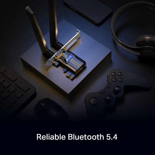 BE9300 Wi-Fi 7 Bluetooth 5.4 PCIe Adapter 8