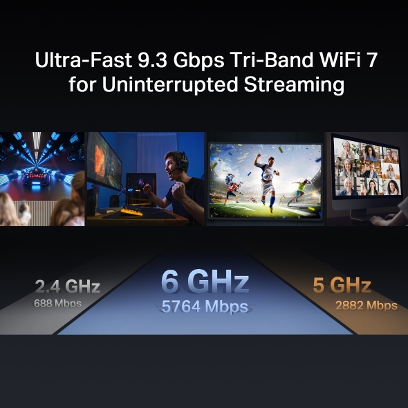 BE9300 Wi-Fi 7 Bluetooth PCIe Adapter 6