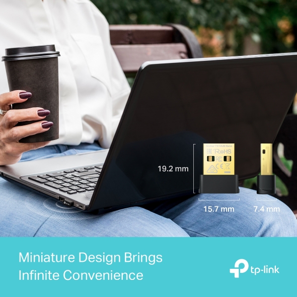 Nano adattatore USB Wi-Fi 6 AX900 e Bluetooth 5.3 9