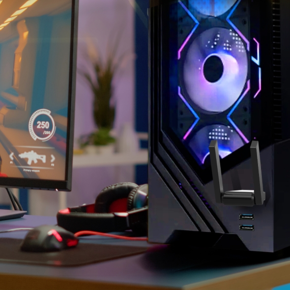 AX1800 デュアルアンテナ搭載ハイパワーUSB Wi-Fi子機 8