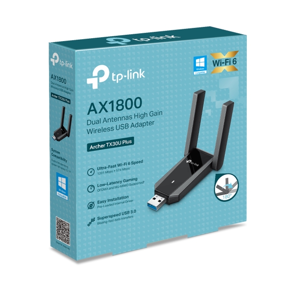 AX1800 Dual Antennas High Gain Wireless USB Adapter 9