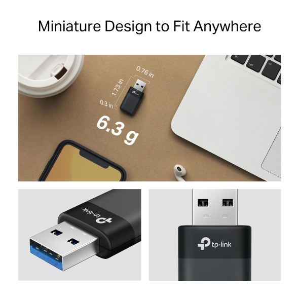 AX3000 Dual Band Wi-Fi 6 Wireless USB Adapter 6