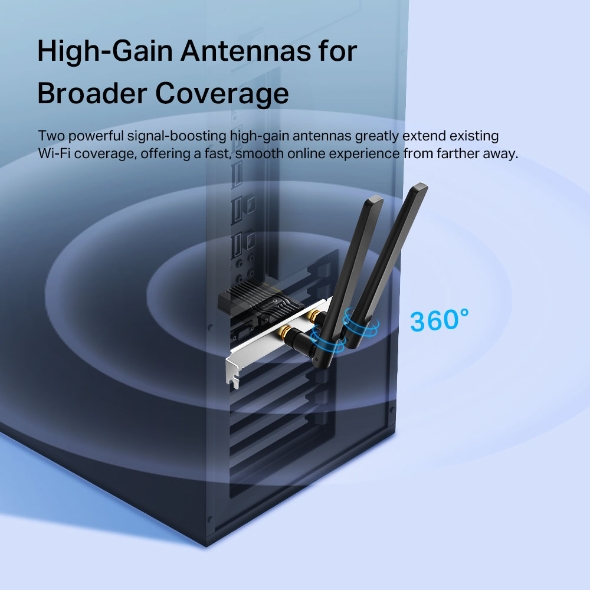 AX3000 Wi-Fi 6 Bluetooth 5.2 PCIe Adapter