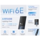 Adaptador USB inalámbrico Wi-Fi 6E de alta ganancia AXE5400 4