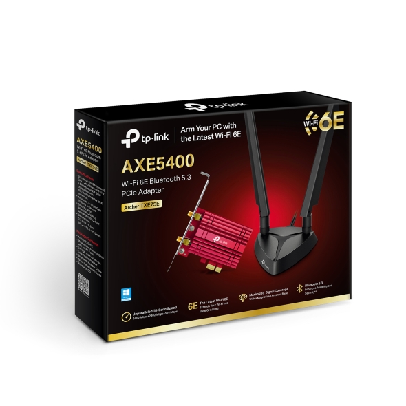 Karta sieciowa PCI Express, Bluetooth 5.3, Wi-Fi 6E AXE5400