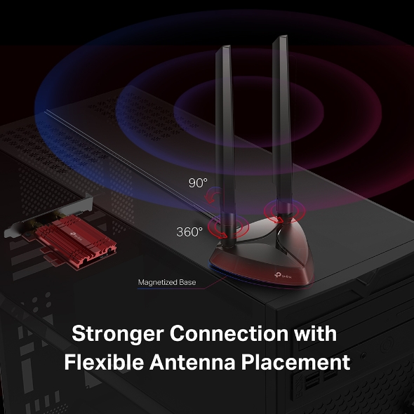 AXE5400 Wi-Fi 6E Bluetooth 5.3 PCIe Adapter 7
