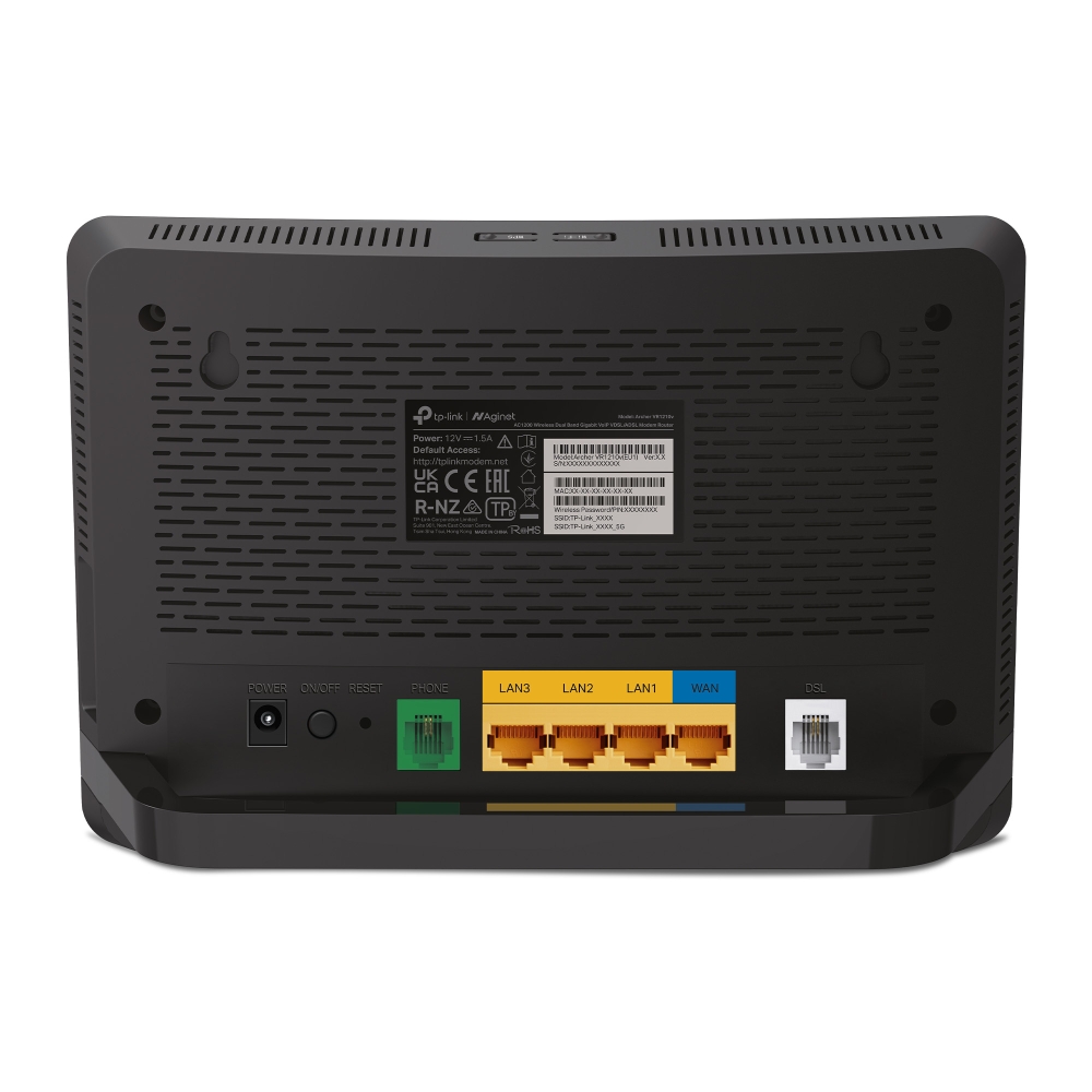 AC1200 Wireless Dual Band Gigabit VoIP VDSL/ADSL Modem Router 3