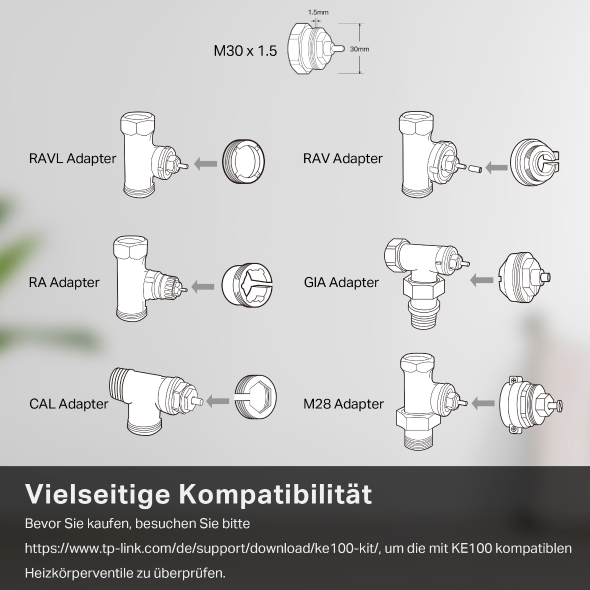 Kasa smartes Heizkörperthermostat – Wifi Starter Kit Matter zertifiziert (Unterstützt über Kasa Hub) 2