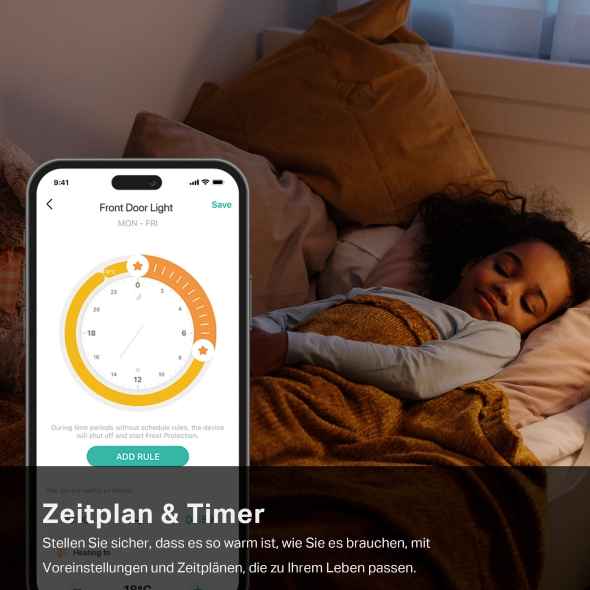Kasa smartes Heizkörperthermostat – Wifi Starter Kit Matter zertifiziert (Unterstützt über Kasa Hub) 4