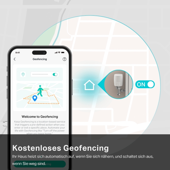 Kasa smartes Heizkörperthermostat – Wifi Starter Kit Matter zertifiziert (Unterstützt über Kasa Hub) 5