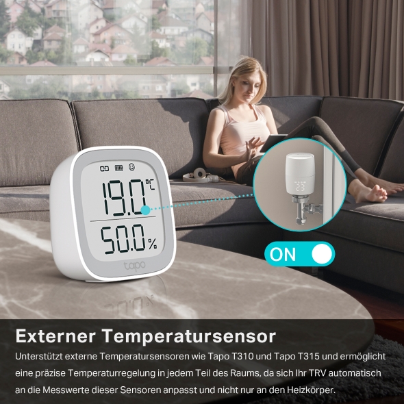 Kasa smartes HeizkörperthermostatMatter zertifiziert (Unterstützt über Kasa Hub) 8