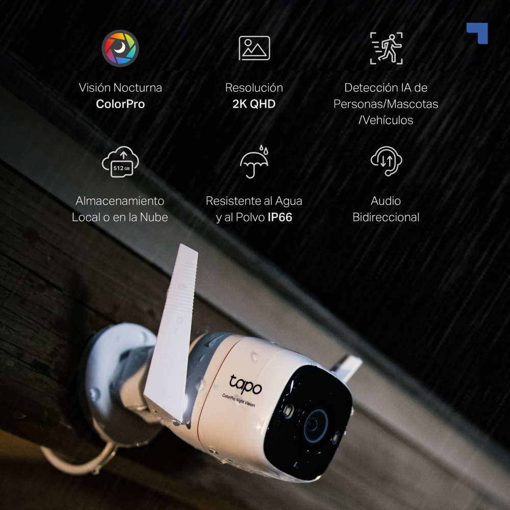 Cámara Inteligente de Vigilancia para Exterior 2