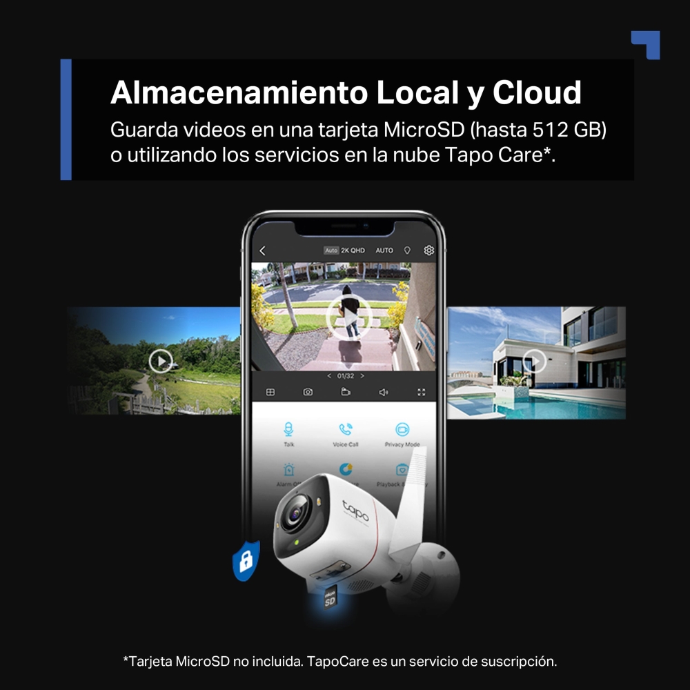 Cámara Inteligente de Vigilancia para Exterior 7