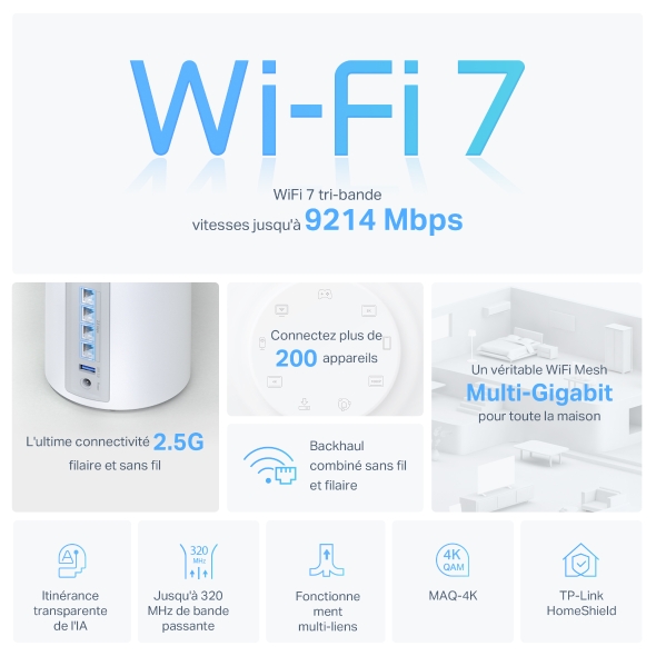 Routeur WiFi 7 BE9300 pour toute la maison 4