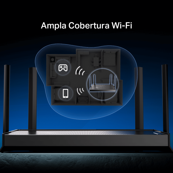 Roteador Wi-Fi 7 BE3600 Dual Band 6