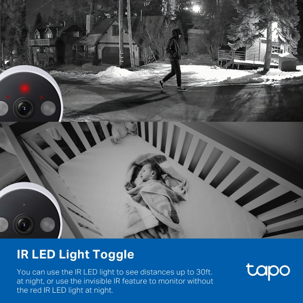 Tapo Indoor/Outdoor Home Security Wi-Fi Camera 9
