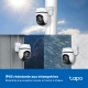 Caméra de sécurité à domicile avec IA panoramique/inclinable WiFi 11