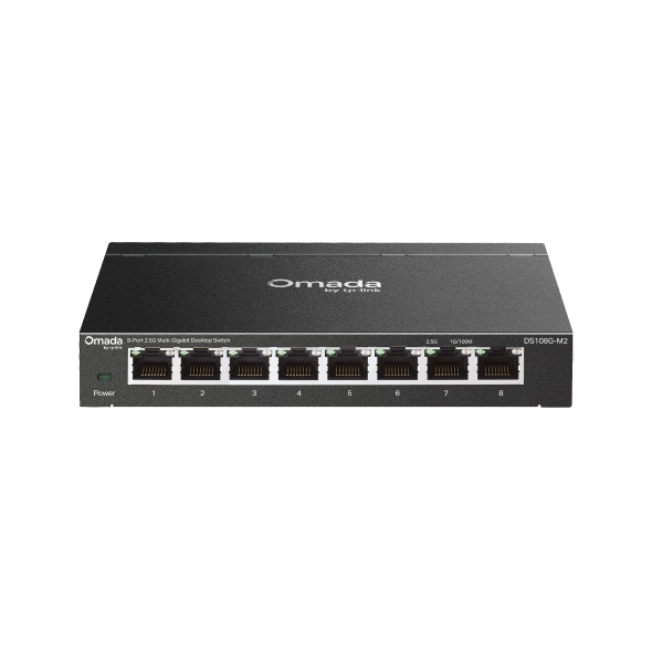 Omada 8-Port 2.5G Multi-Gigabit Unmanaged Desktop Switch