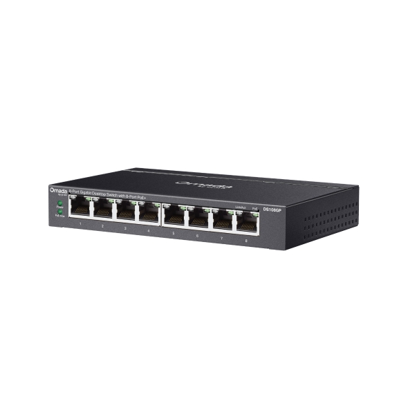 Omada 8-Port Gigabit Unmanaged Desktop Switch with 8-Port PoE+ 3