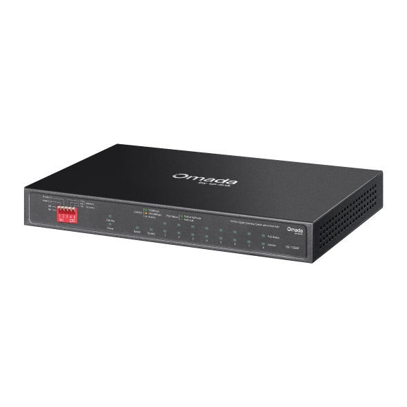 Omada 10-Port Gigabit Unmanaged Desktop Switch with 8-Port PoE+