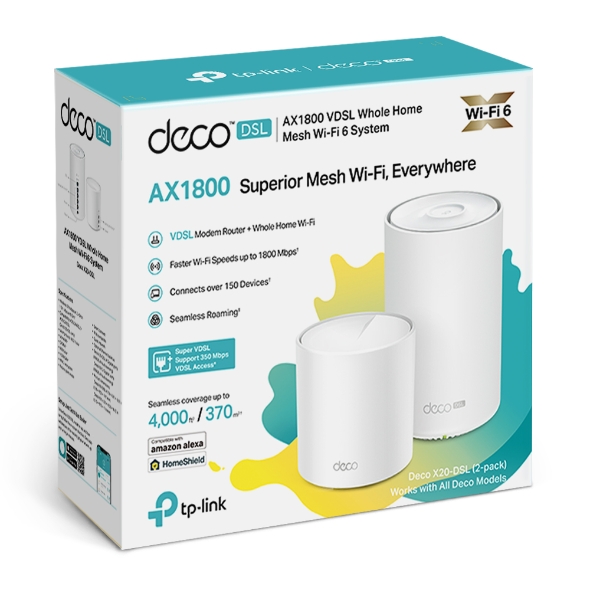 AX1800 VDSL Whole Home Mesh WiFi 6 Router 5