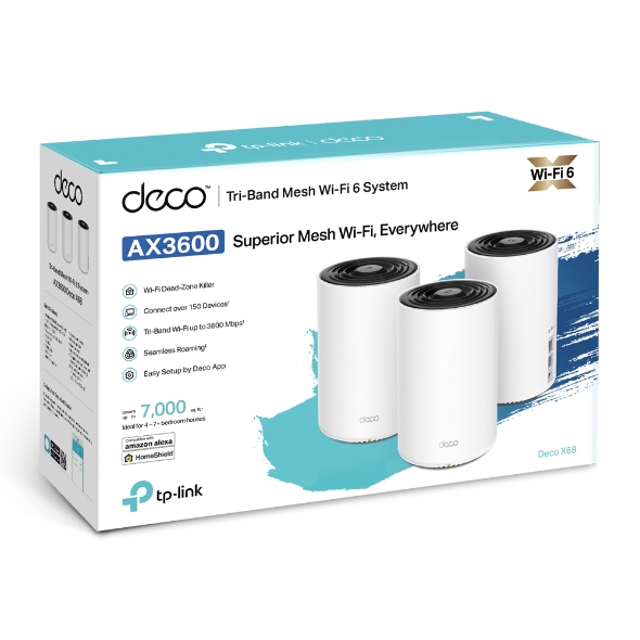 AX3600 Whole Home Mesh WiFi 6 System