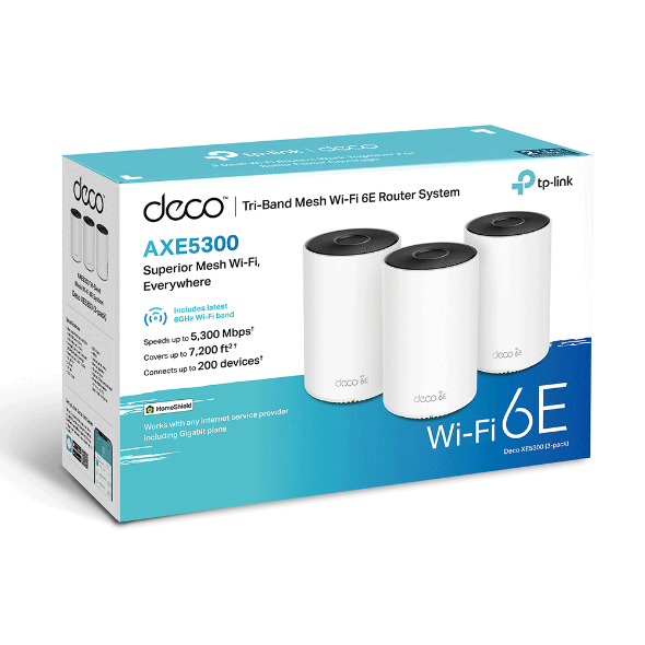 TP-LINK Deco X - AX4300 WiFi 6 Dual-Band TP-Link Mesh Whole Home Wireless  System - Micro Center