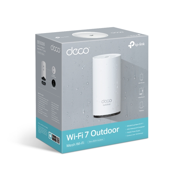 充実の品 Deco BE25-Outdoor | BE3600 Outdoor / Indoor Mesh WiFi 7 Router Network Equipment