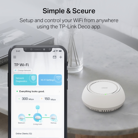 Deco 7 BE11000 Whole Home Mesh WiFi 7 System with PoE 12