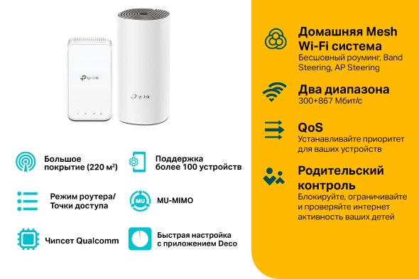 AC1200 Mesh-система Wi-Fi 5 4