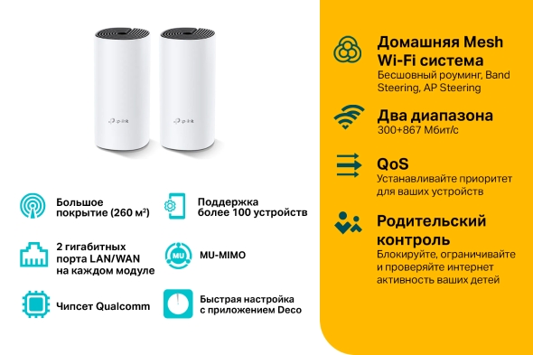 AC1200 Mesh-система Wi-Fi 5 4