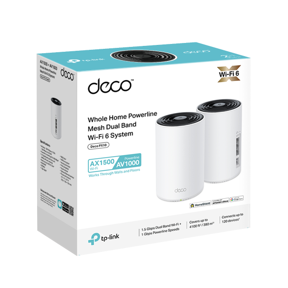 AX1500 + AV1000 Whole Home Powerline Mesh WiFi 6 System 10