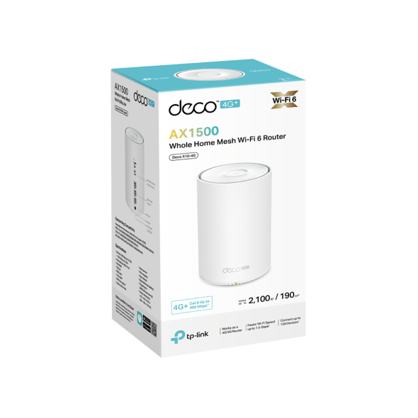 AX1500 Маршрутизатор Mesh-системы Wi-Fi 6 с 4G+ модемом 12