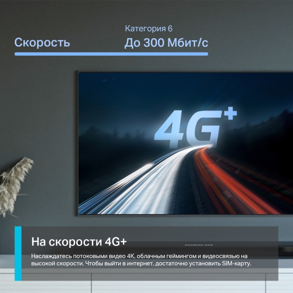 AX1500 Маршрутизатор Mesh-системы Wi-Fi 6 с 4G+ модемом 6